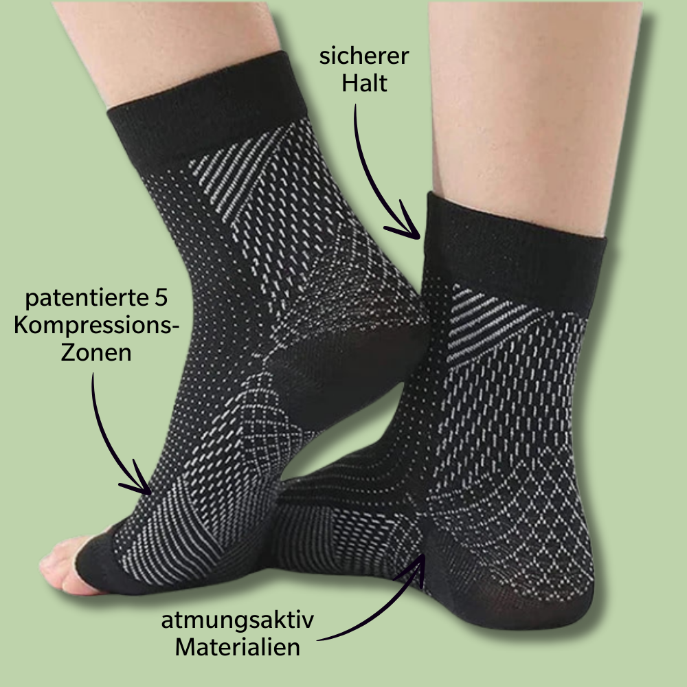 ORTHOSOCKS™ PRO zehenfreie orthopädische Kompressionssocken