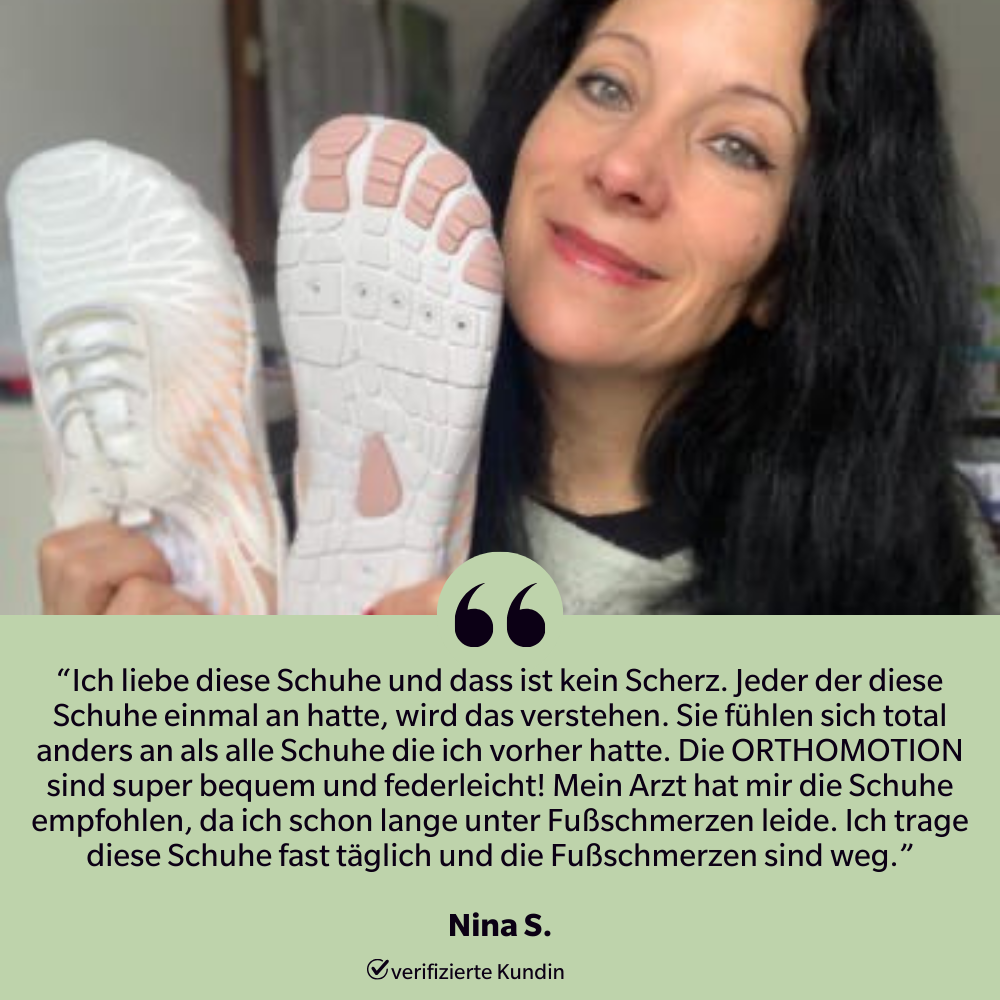 ORTHOMOTION™ - Orthopädische, rutschfeste Barfußschuhe