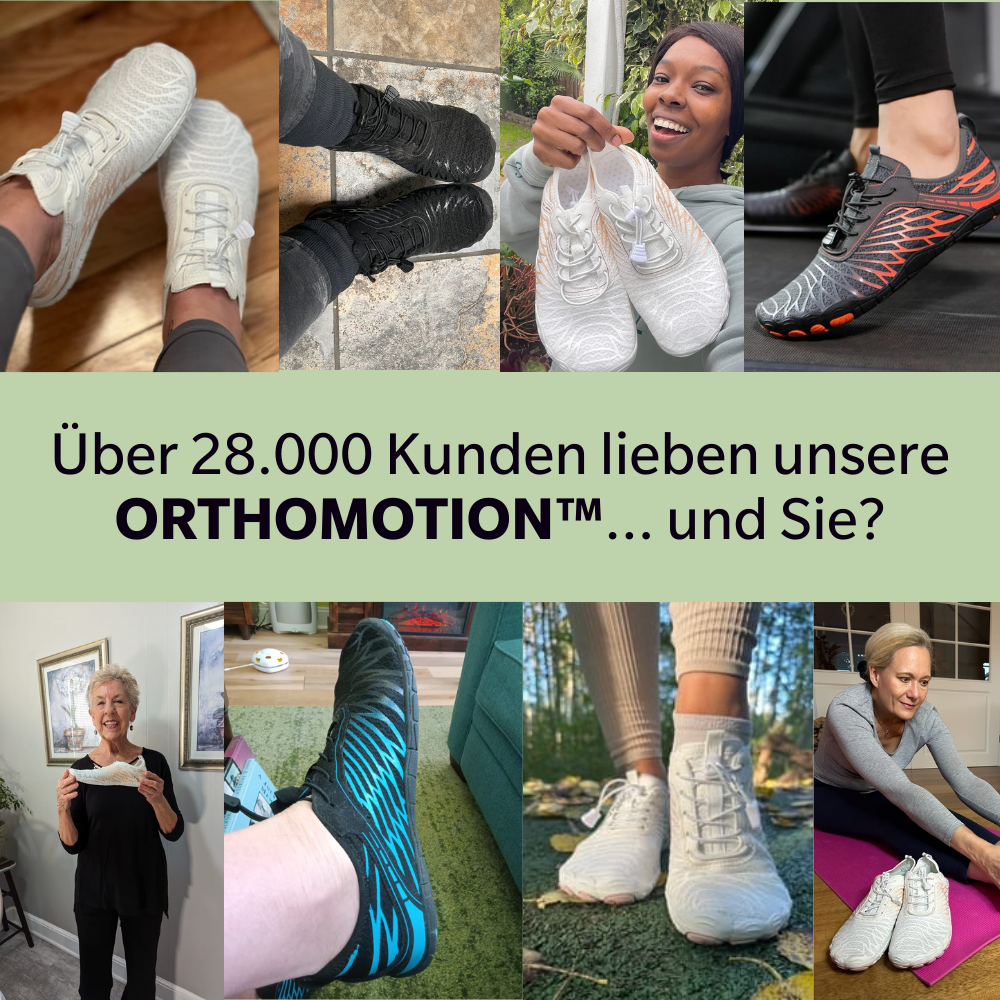 ORTHOMOTION™ - Orthopädische, rutschfeste Barfußschuhe